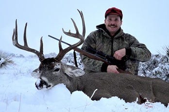 Hunter Harvests Big Buck 