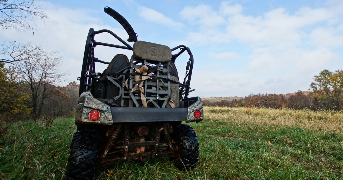 UTV Hauling Tree Stand Maintenance Tools 