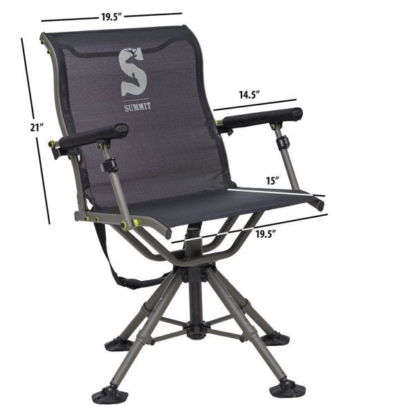 Swivel mesh blind chair best sale