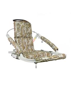 Summit Dual Position Seat + armpads - seat in higher position - Camo pattern is Mossy Oak Bottomland